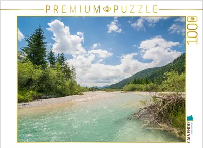 Produktbild von CALVENDO Puzzle Sommer im Isartal | 1000 Teile Lege-Größe 64x48cm Foto-Puzzle für glückliche Stunden