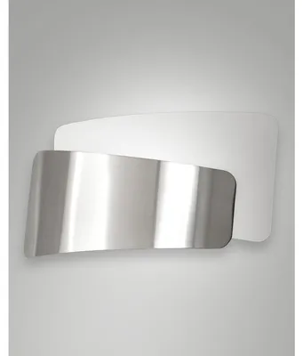 Produktbild von Fabas Luce Wandleuchte Slane E27 190x95mm Chromfarben