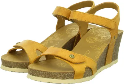 Produktbild von Panama Jack Damen Julia Basics Riemchensandalen, Gelb Vintage B11, 40 EU