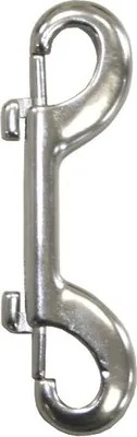 Produktbild von Doppelkarabiner 120 mm lang aus Edelstahl V4A
