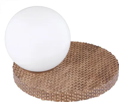 Produktbild von LED Solarleuchte, Kugel Design, Rattan Optik, H 17