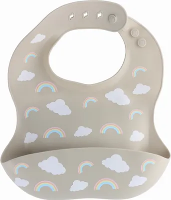 Produktbild von PARSA Beauty Baby Silikonlatz mit Auffangschale, verstellbar & leicht zu reinigen