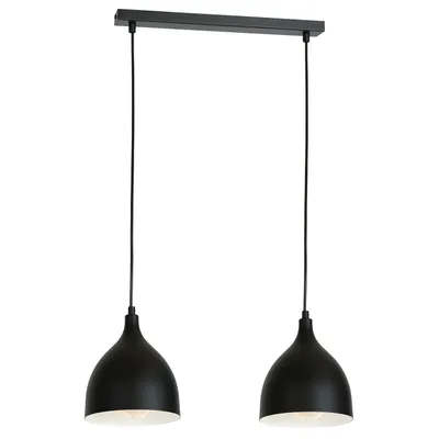 Obrázek produktu pro Lampa LUMINEX NOAK lighting závěsná lampa černá bílá
