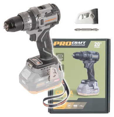 Immagine prodotto di Procraft Industrial CD20Abb Avvitatore a percussione a batteria 20 V 85 Nm Solo - senza batteria, senza caricabatteria