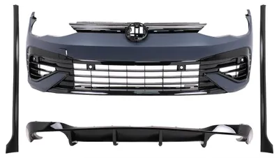 Productafbeelding van Bodykit voor VW Golf VIII Hatchback Mk8 MQB 2020-2023, R-Design bumperset.
