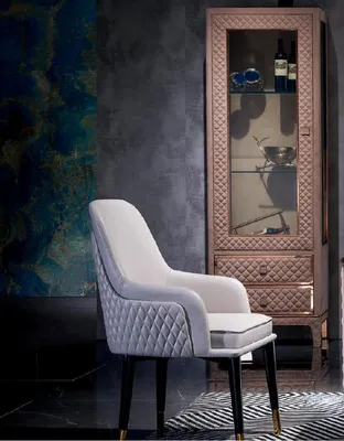 Produktbild von Luxus Esszimmer Stühle 4x Polster Lehnstühle Stuhl Gruppe Sitz Polster Garnitur