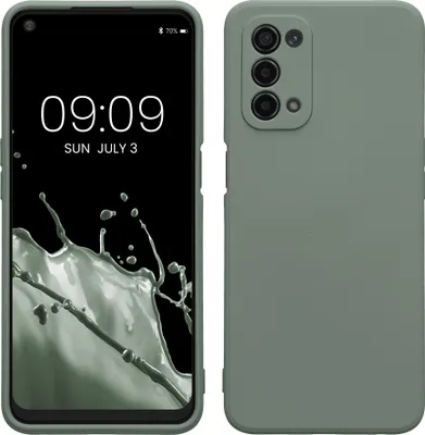 Imagen del producto de kwmobile KWM0000157U023C, funda, para OPPO, modelos A54 5G y A74 5G, color verde