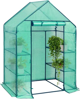 Obrázok produktu pre Fóliový skleník pre rastliny | Zelený | 143 x 73 x 195 cm