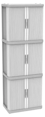 Obrázok produktu pre Rolling Space Modulárna froté plastová skrinka, nosnosť: 10 kg/polička, 36 x 59 x 170 cm