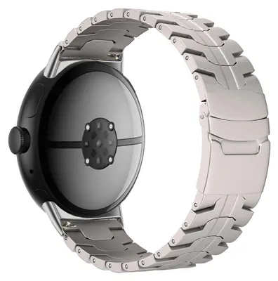 Image de Bracelet de montre connectée en titane pour Google Pixel Watch 4 / 3, 45 mm, fermoir de sécurité