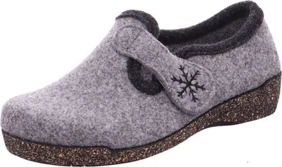 Produktbild von Fischer Markenschuhe Damen Hausschuh in Grau, Größe 36