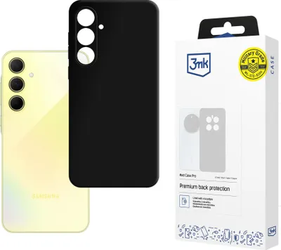 Image de 3mk Housse de protection Matt Case Cover pour Samsung Galaxy A35 5G noir Backcover