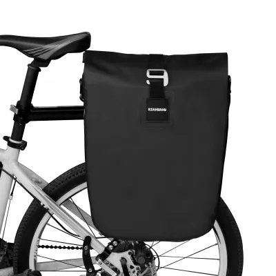 Produktbild von Wasserdichte Fahrrad-Gepaecktraegertasche, 20 l, Fahrrad-Seitentasche, Laptop-Gepaecktasche, Fahrradkoffer, Ruecksitztraeger, Umhaengetasche fuer Radfahren, Reisen, Reiten