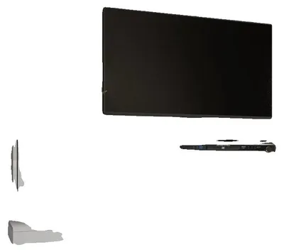 Immagine prodotto di Mobile TV, design moderno, luci LED che cambiano colore, mobile TV bianco