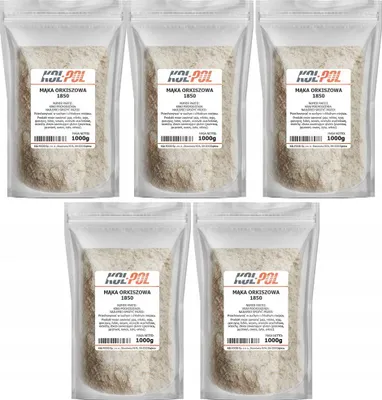 Zdjęcie produktu dla MĄKA ORKISZOWA TYP 1850 5kg Pełnoziarnista graham naturalna jakość Kol-Pol
