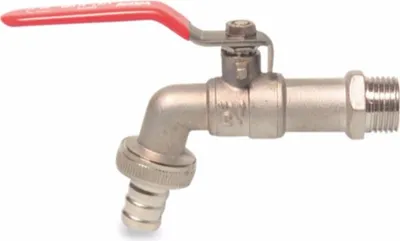 Produktbild von Kugelauslaufhahn Messing 1" x 25 mm Außengewinde x Schlauchtülle 10bar Typ 120
