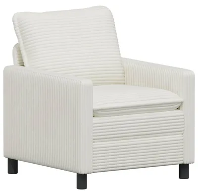 Image de vidaXL Canapé Crème 76 x 81 x 87,5 cm Polyester