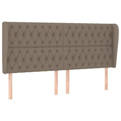 Produktbild von Möbel Kopfteil mit Ohren Taupe 203x23x118/128 cm Stoff - Kopfteile CLORIS4162795