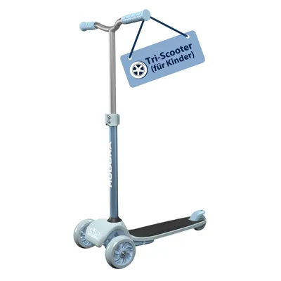 Produktbild von HUDORA Tri Scooter - blue - Höhenverstellbarer & zusammenklappbarer Cityroller für bis zu 100kg - für Kinder & Jugendliche