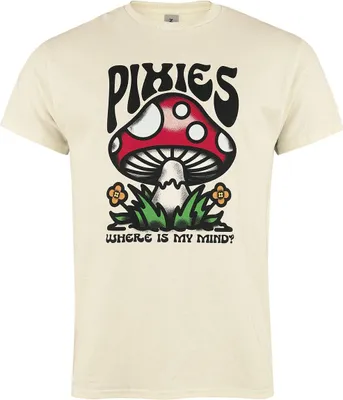 Produktbild von Pixies T-Shirt Herren Mindshroom natur Band-Merch, Bands 100% Baumwolle S