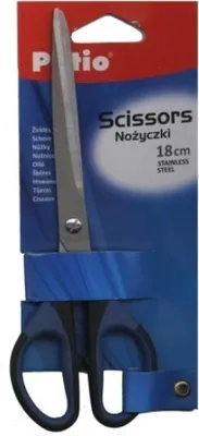 Obrázek produktu pro Kvalitní černé kancelářské nůžky, délka 18 cm