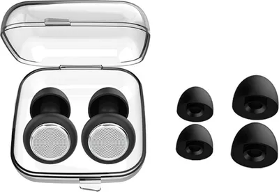 Obrázek produktu pro INF Špunty do uší tlumící hluk - Síťovaný design: Komfort a blokování zvuku Černá