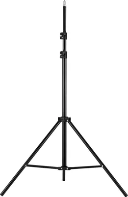 Produktbild von Verstellbares Metallstativ Lichtständer Max. Höhe 2M/6.6ft mit 1/4 Zoll Schraube für Fotografie Studio LED Video Licht Umbrella Ring Licht