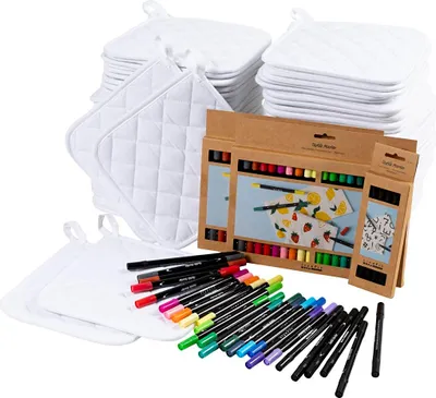 Image de Lot de chiffons de nettoyage avec marqueurs
