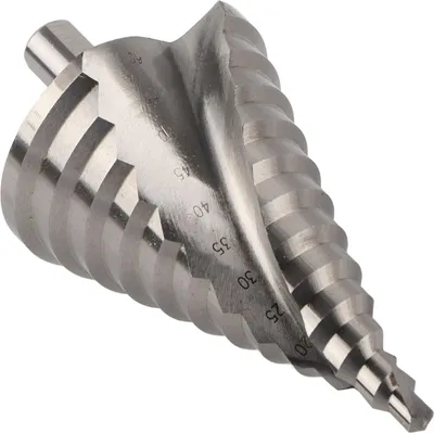 Produktbild von Stufenbohrer, Pagodenkegel, Spiralnut, Wälzlagerstahl, Reibahlenwerkzeug, 6 x 60 mm