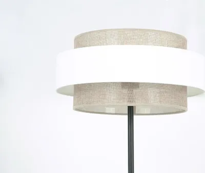 Imagen del producto de Lámpara de pie blanco grisáceo K-5275 CEZAR Kaja