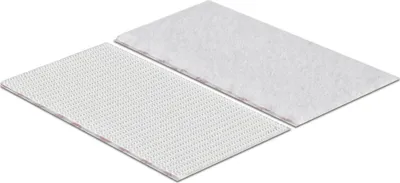 Immagine prodotto di VELCRO® Strisce con gancio e anello autoadesive extra forti, gancio e anello 50 mm x 100 mm x 2 set Bianco