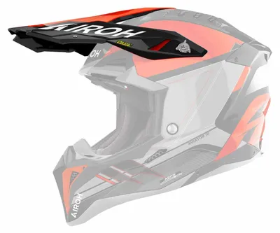 Produktbild von Airoh Schild Aviator 3 Saber schwarz/grau-fluo-orange