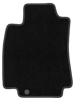Produktbild von Fahrermatte Velours für Nissan Tiida C11 2004-2012 (Schrägheck/Limousine) – 1-tlg, Schwarz, passgenau – Wielganizator BASIC