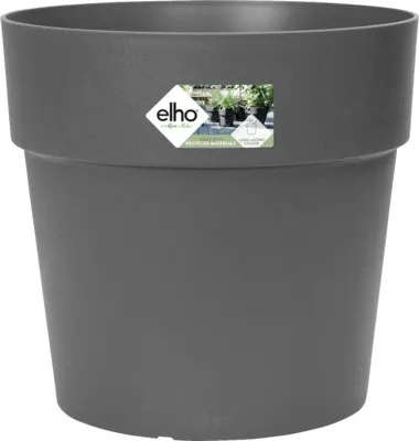Image de ELHO Pot de fleurs Vibia droit rond 24 cm, anthracite