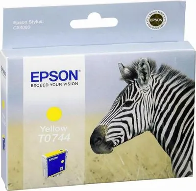 Obrázok produktu pre Epson T0744, Žltá, Atrament na pigmentovej báze, 5,2 ml, 1 kusov