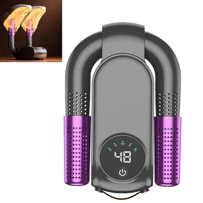 Produktbild von Faltbarer Schuhtrockner, 55°C Trockner, tragbar, Timer, geräuscharm, einarmig, für Schuhe, Handschuhe, Socken, Outdoor & Reise