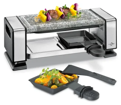 Produktbild von Kuechenprofi 1760002800 VISTA2 Raclette-Grill mit heißem Stein, Thermostat