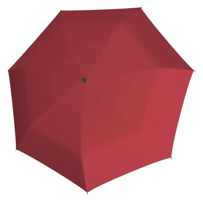 Produktbild von doppler Taschenregenschirm Regenschirm Fiber Fun Uni Red rot