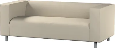 Produktbild von Dekoria Bezug für Klippan 2-Sitzer Sofa, grau-beige, Sofahusse, Klippan 2-Sitzer