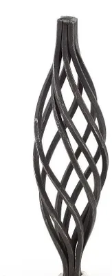 Produktbild von LogistSystem 1 Stück Zaundekoration Zaunkörbe Metallkörbe Zierkörbe Korb 12x12 H=190mm 12.113