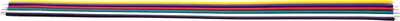 Produktbild von Flachbandkabel RGBCCT – 6-polig, 24 AWG, Meterware für LED-Installationen