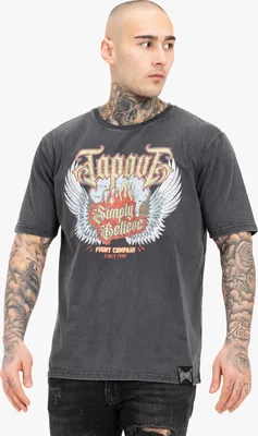 Zdjęcie produktu dla Herren T-Shirt lockere Passform DELLANO Washed Grey L Tapout
