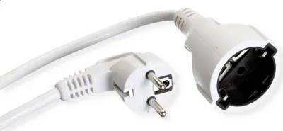 Image de BACHMANN Rallonge à contact de protection, 230VAC, blanc, 10 m