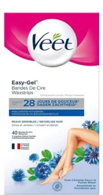 Produktbild von Veet Enthaarungsstreifen – Für empfindliche Haut, 40 Stück