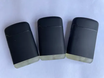 Produktbild von 3 Stück Sturmfeuerzeug Easy Torch Turbo Feuerzeug Gummiert Outdoor Farbe * schwarz * Jet Flame