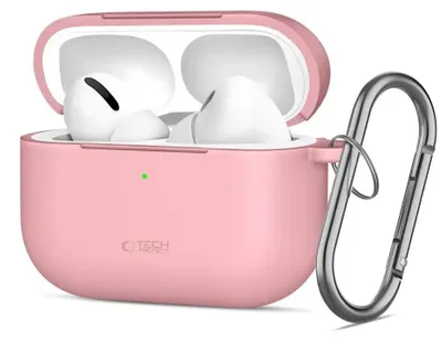 Zdjęcie produktu dla Tech-Protect Silicone Hook Apple Airpods Pro 3 Dusty Pink