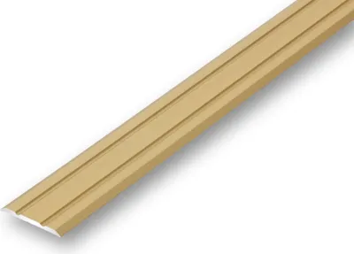 Produktbild von (8,80EUR/m) Übergangsprofil 25 x 900 mm goldfarben selbstklebend flach Nahtdeckprofil Dehnungsfugenprofil Abdeckleiste