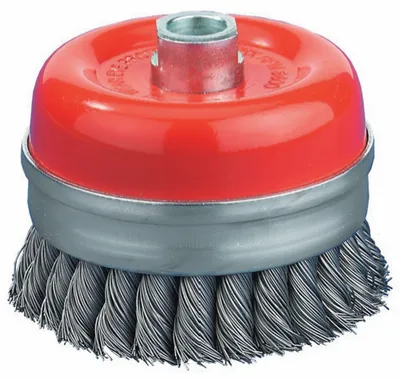 Immagine prodotto di Spazzola circolare Abraboro Ø120 mm con filettatura M14 piegata (AB92031321)