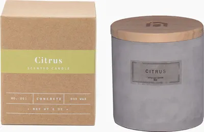 Produktbild von Concrete Candle Duftkerze Citrus