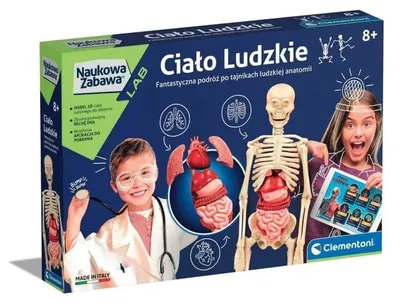 Obrázok produktu pre Veda Zábava Ľudské telo Poľský jazyk Clementoni 60249